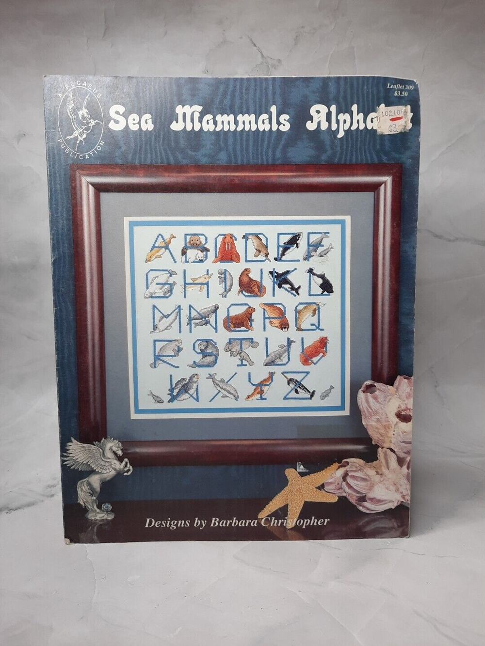 Sea Mammals Alphabet A Pegasus Publication Cross Stitch Pattern #309**